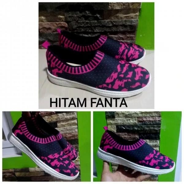 Sepatu Slip On MJ7 Fuchsia 3