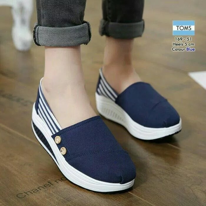 Sepatu Slip On Toms NAVY