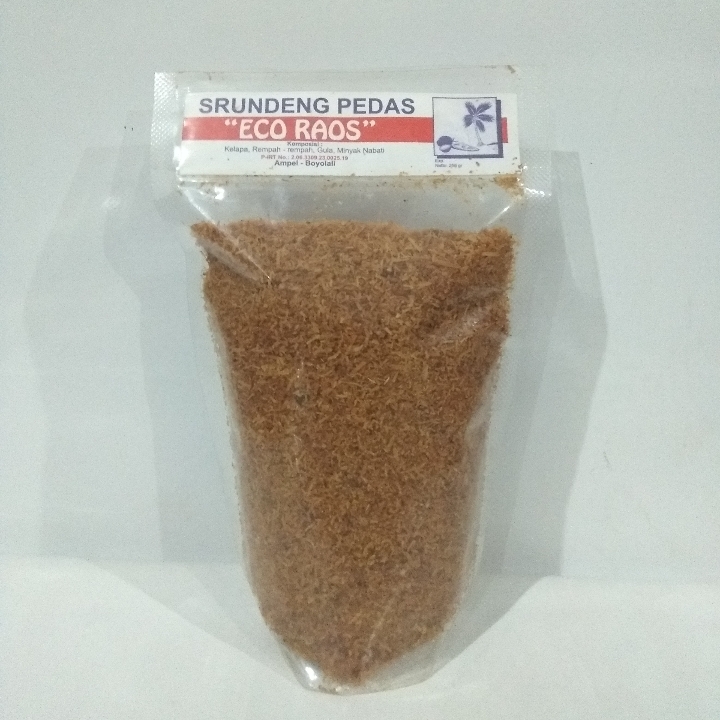 Serundeng Eco Raos 250gram