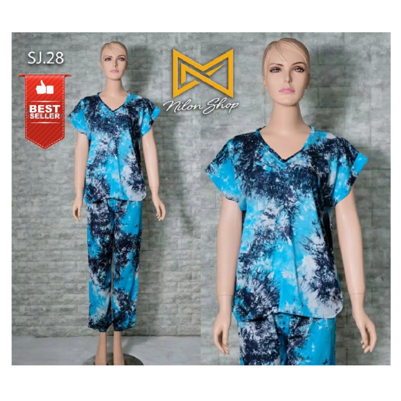 Set Ayu Tie Dye Rayon Standar -01