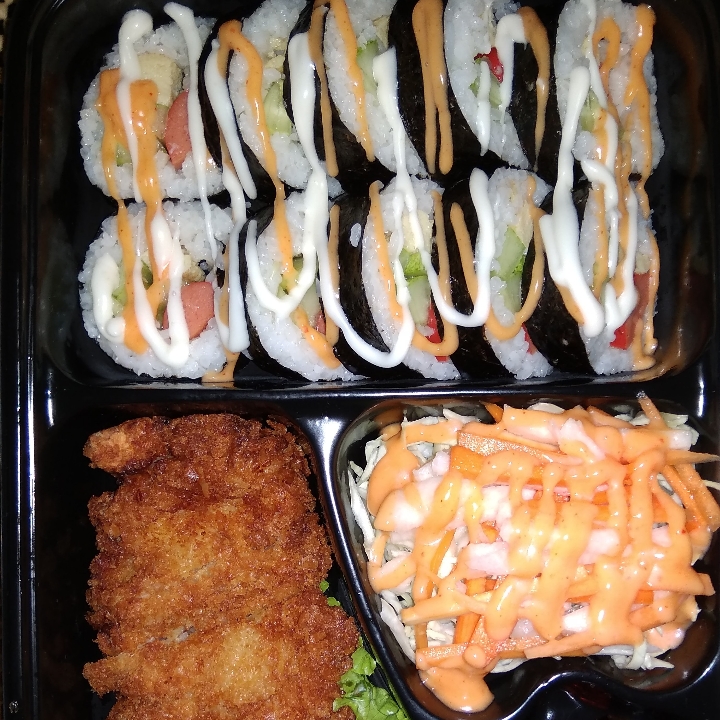 Set Katsu  Katsu Dengan Sushi Roll