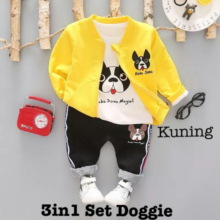 Set dogie 3in1 