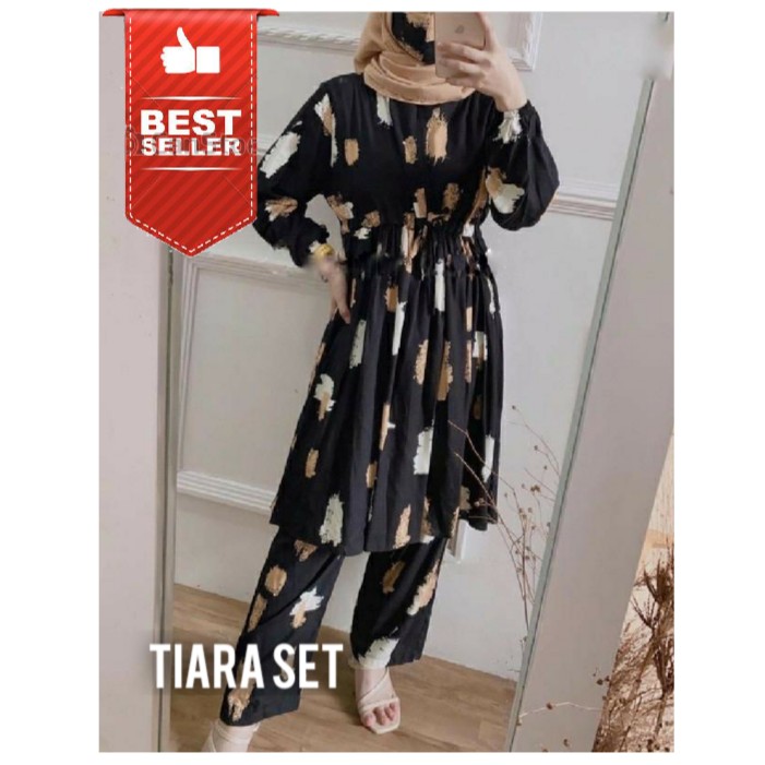 Setelan Rayon Viscose Busui LD 100-110 One Set Motif Terbaru - 02 5