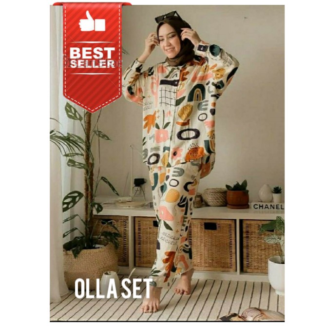 Setelan Rayon Viscose Busui LD 100-110 One Set Motif Terbaru-01 4