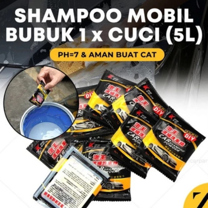 Shampoo Mobil Bubuk 1 x Cuci