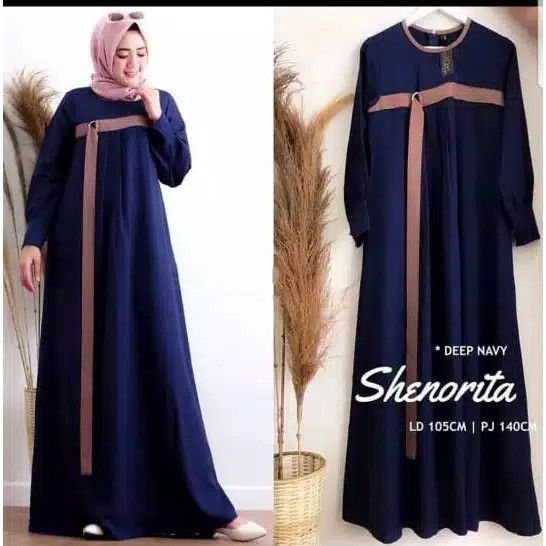 Shenorita Dress  Gamis Maxi Terbaru  Best Seller 2