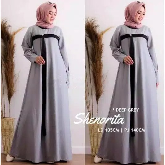 Shenorita Dress  Gamis Maxi Terbaru  Best Seller 3