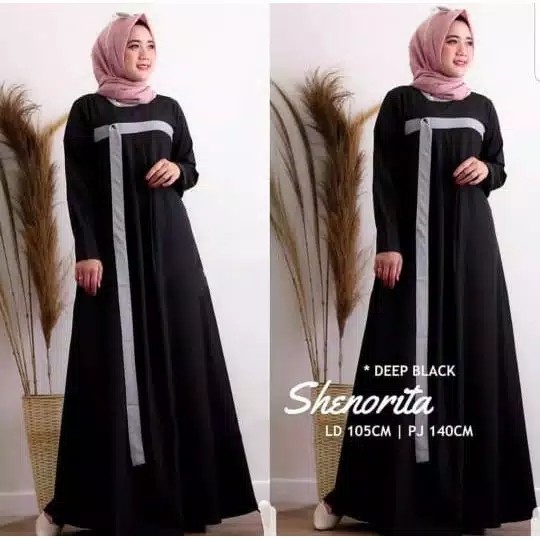 Shenorita Dress  Gamis Maxi Terbaru  Best Seller 4