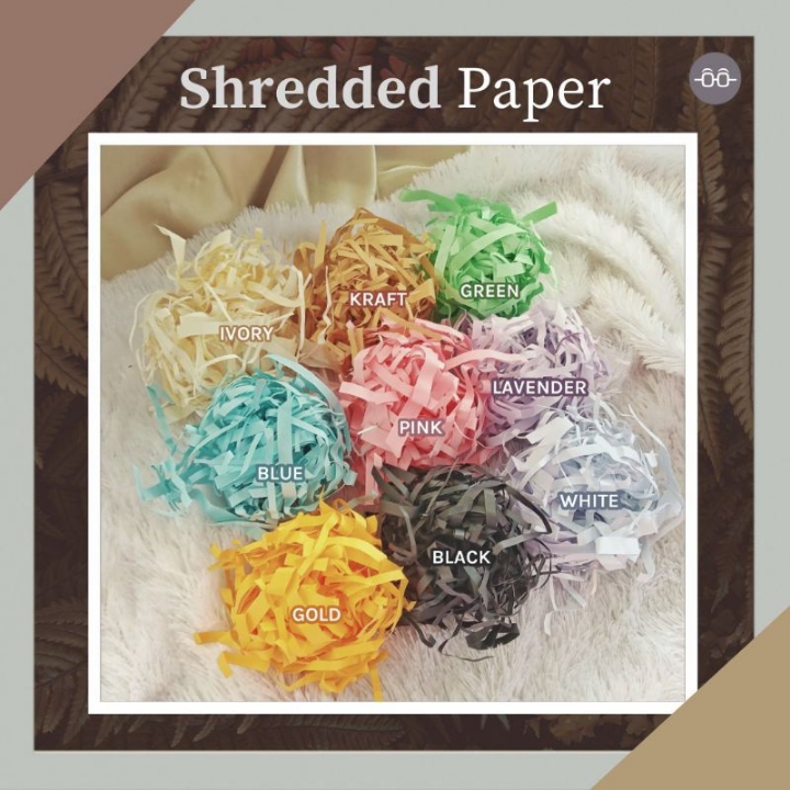 Shredded Paper Kertas Serut untuk Hampers Hadiah