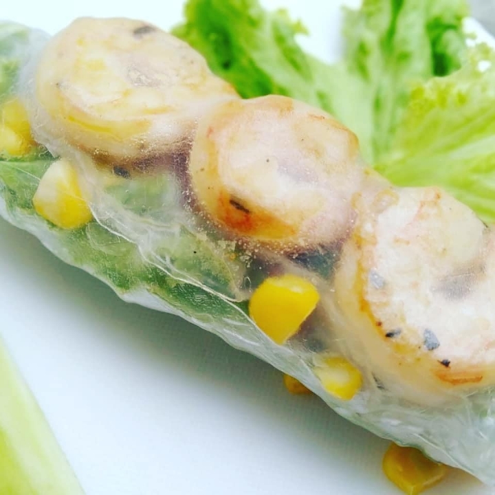 Shrimp Vietnamese Salad Rolls Super Enak Isi 3 Per Pack