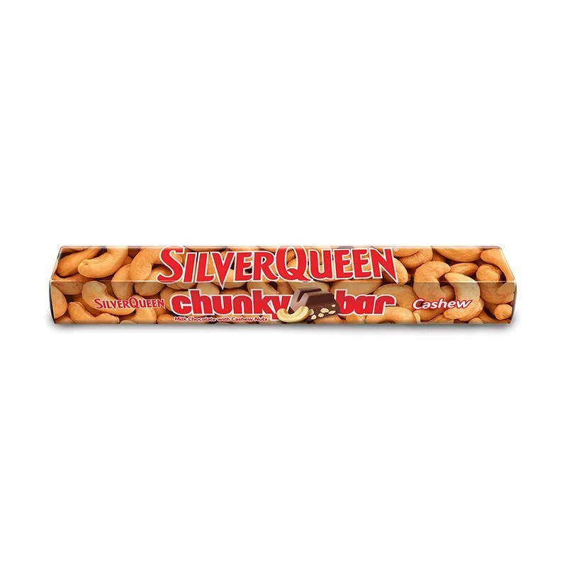 Silverqueen Chunky Bar Cashew 100 g -Makanan