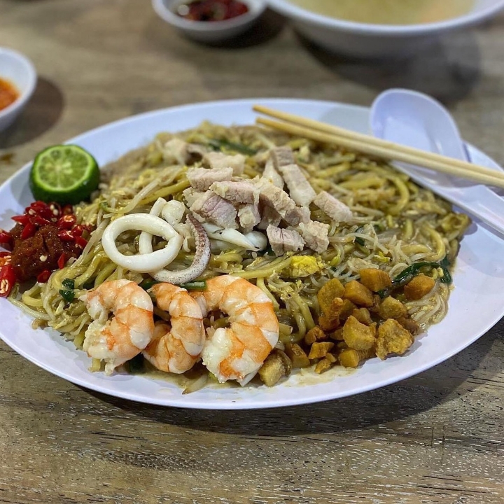 Singapore Hokkien Prawn Mee