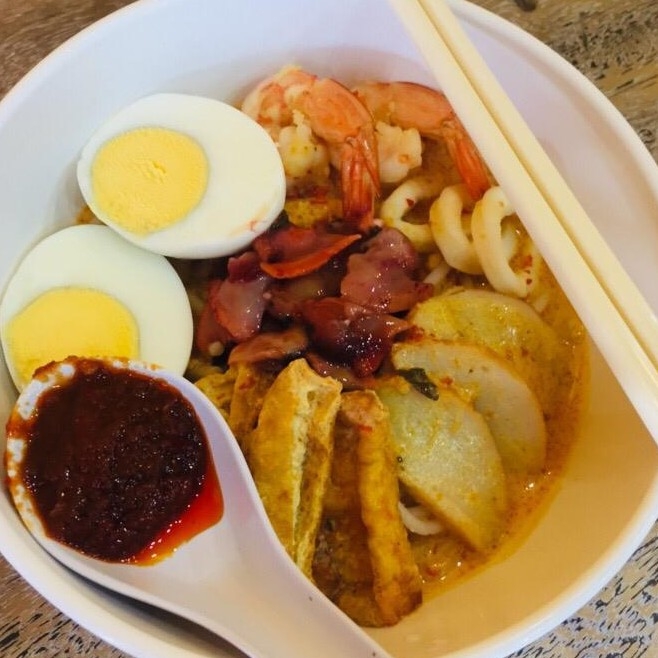 Singapore Laksa Seafood