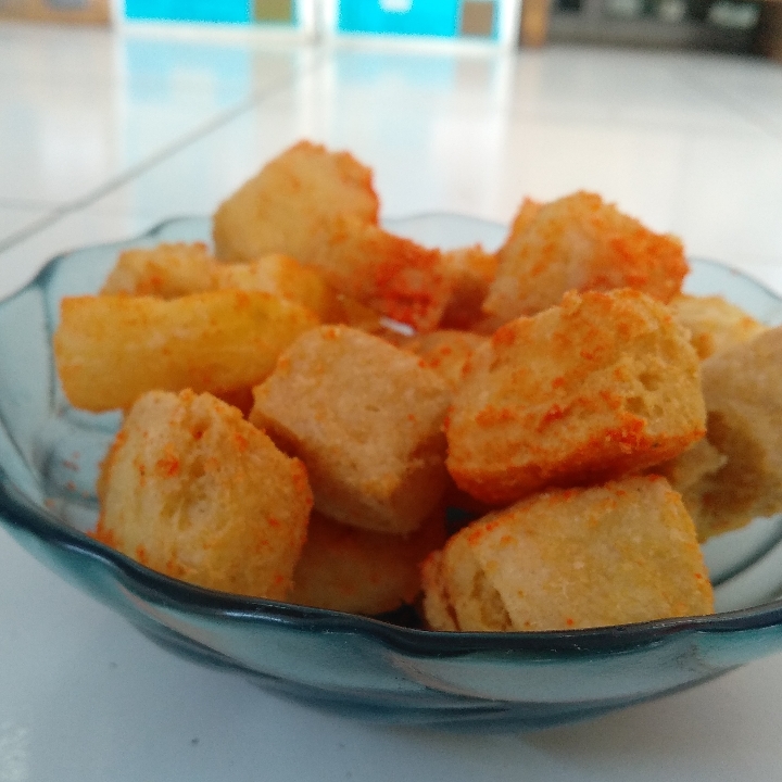 Singkong Crispy With Tahu Rasa Balado