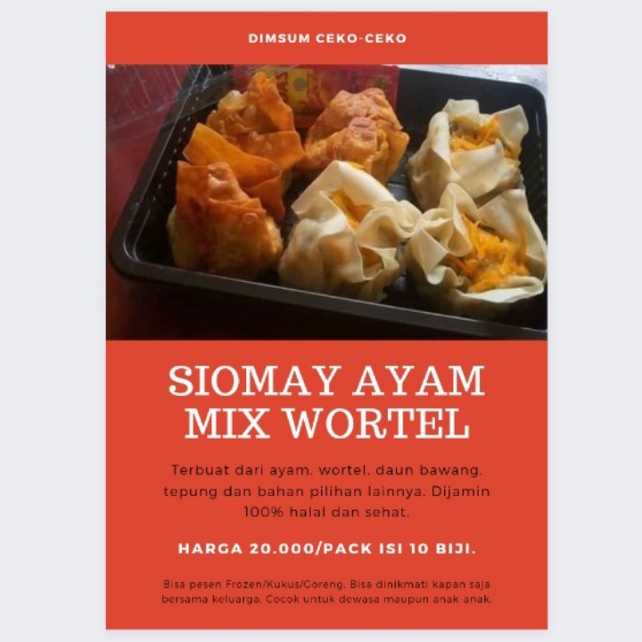 Siomay Ayam Mix Wortel