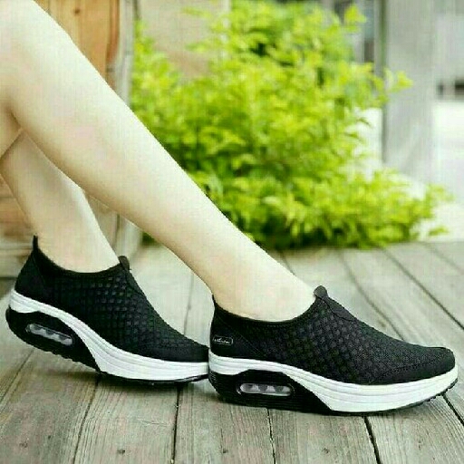 Slipon JR 36 Jala Hitam