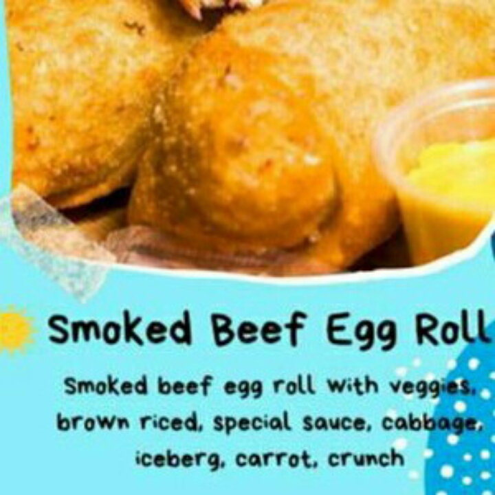 Smoked Beef Egg Roll