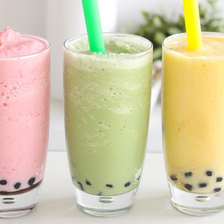 Ice Blend Smoothies Series With Bubble