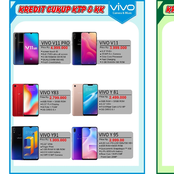 Smratphone Oppo Dan Vivo