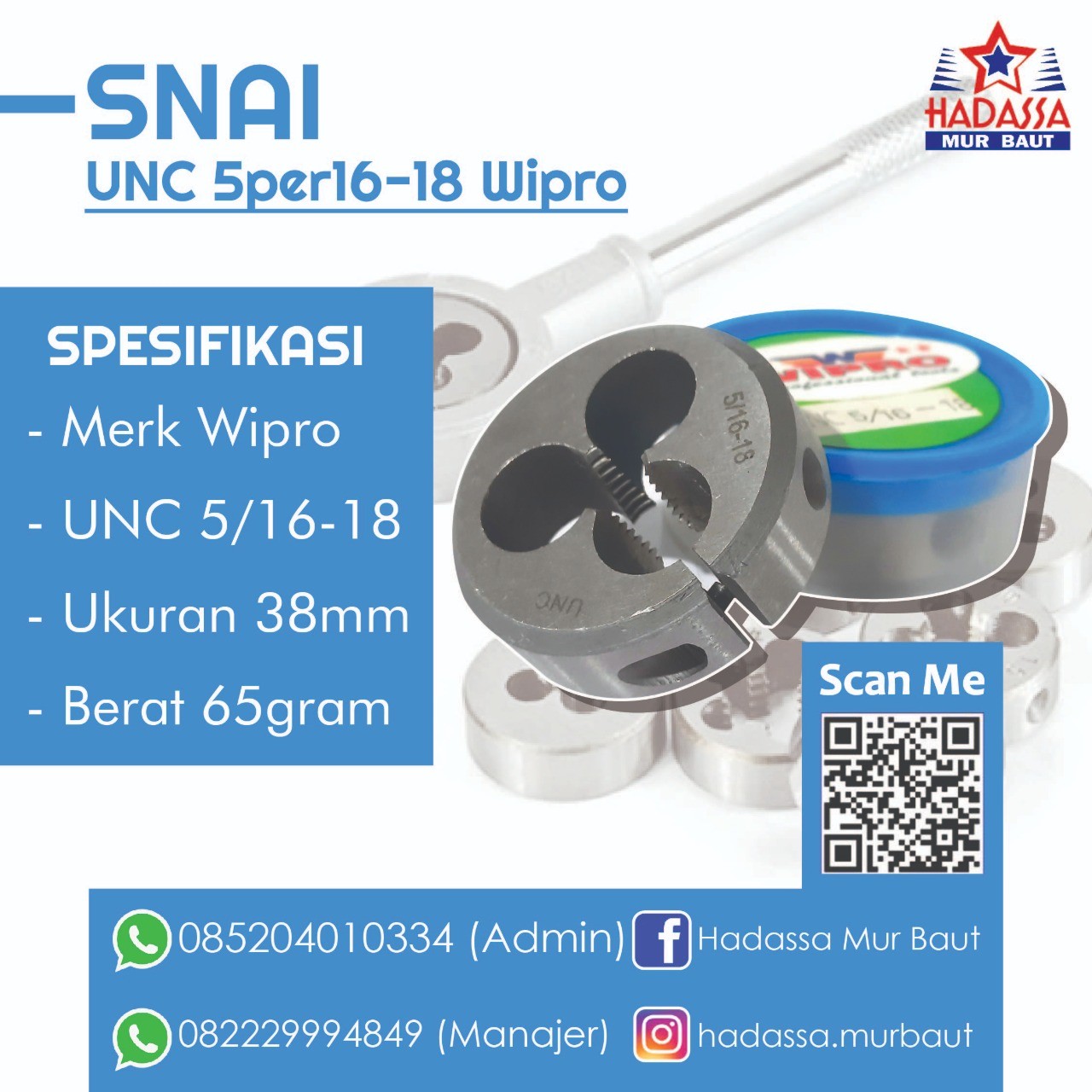 Snai UNC 5per16-18 Wipro