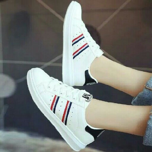 Sneaker JM13 White Garis 