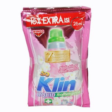 So Klin Liquid Softergent Isi 12 Sachet