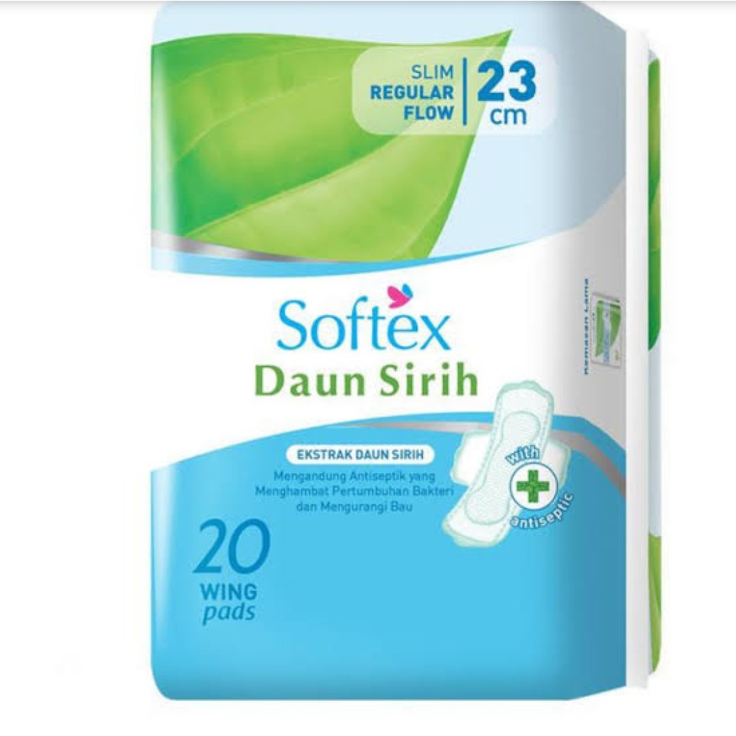 Softex Daun Sirih 23cm 20wing Pads