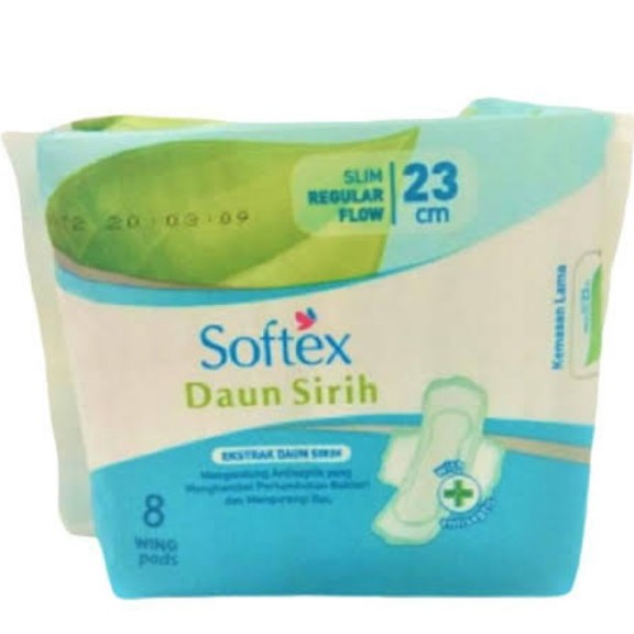 Softex Maxi Wing 23 Cm Daun Sirih Isi 8 Pads