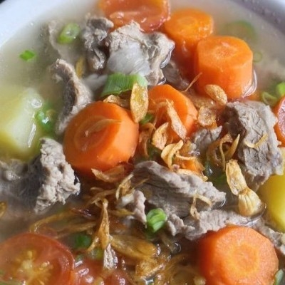 Sop Daging Dan Nasi