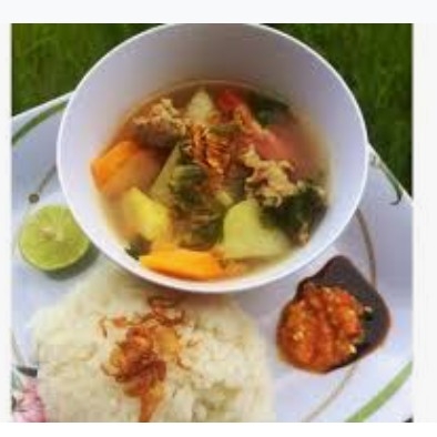 Sop Iga Dan Nasi