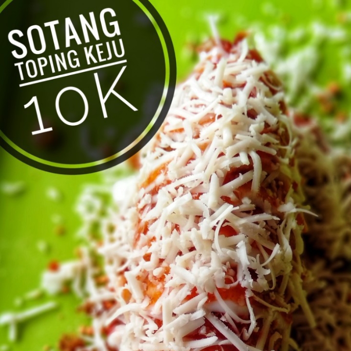 Sosis kentang Toping keju