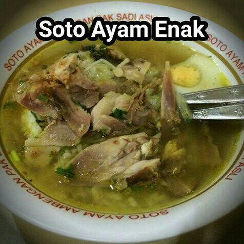 Soto Ayam Enak Daging Suwir