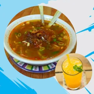 Soto Tahu TaotoatauBening Es Jeruk 