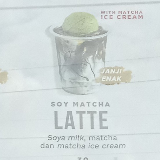 Soy Matcha LATTE