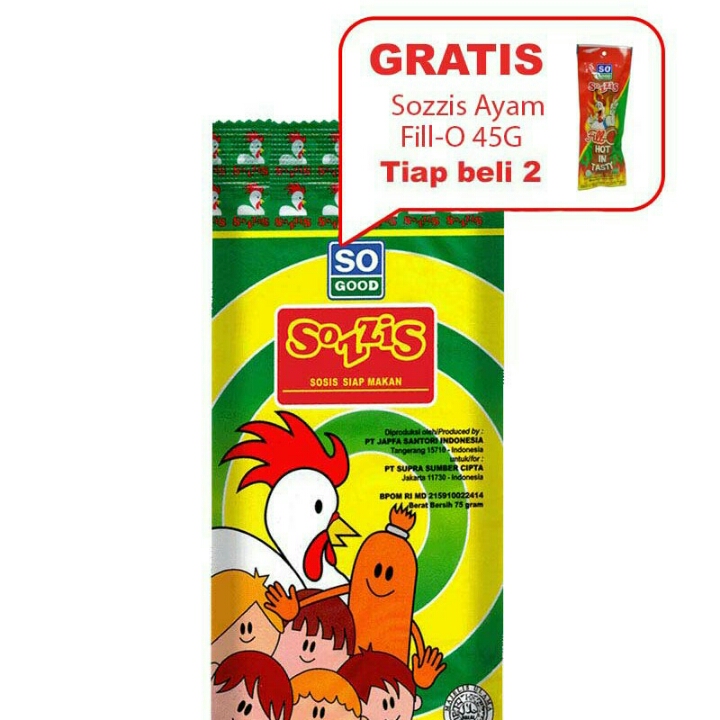 Sozzis Sosis Sapi Dan Sozzis Sosis Ayam 3S 75G 2