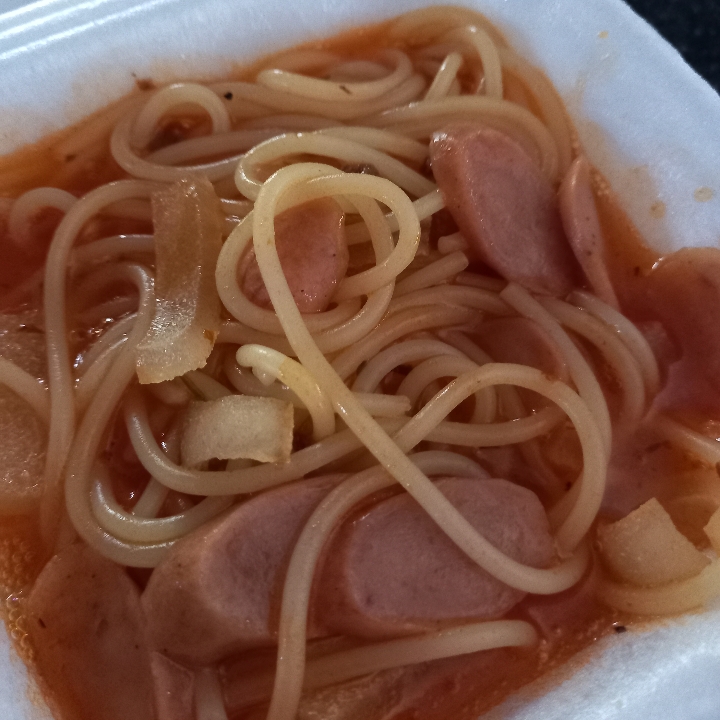 Spageti Sosis Kikil