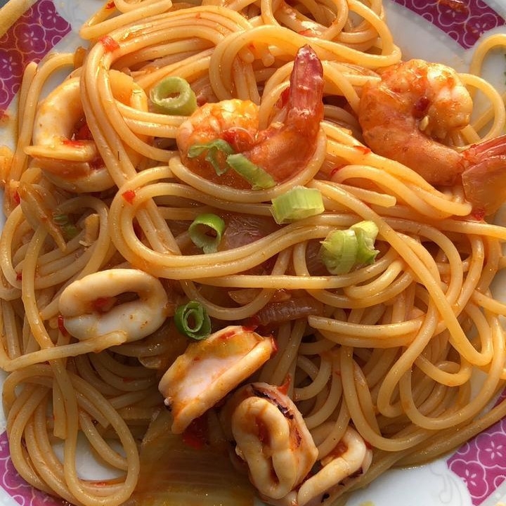 Spagetti Seafood