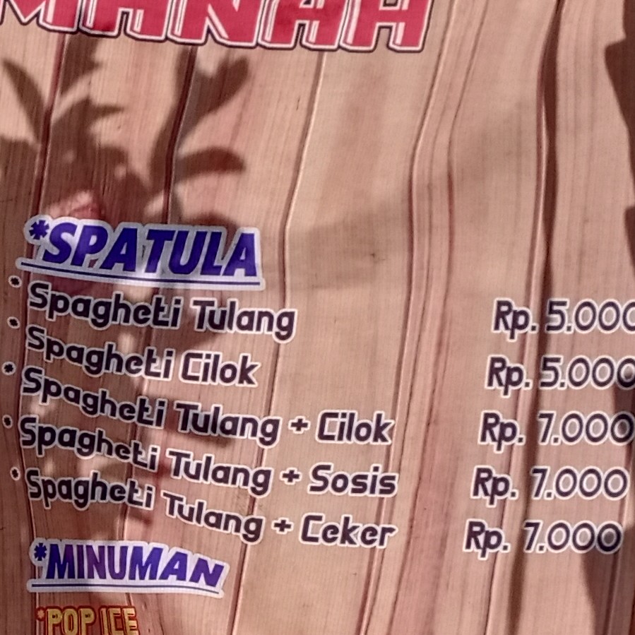 Spagheti Tulang Cilok