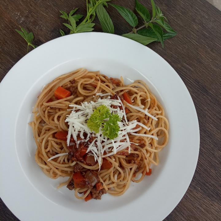 Spaghetti Beep Bolognese Saus