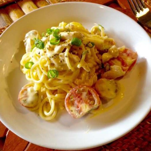 Spaghetti Chicken Carbonara