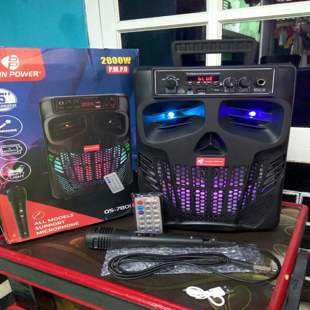 Speaker Bluetooth Karaoke BRIAN POWER dan KIMISO 8 INC