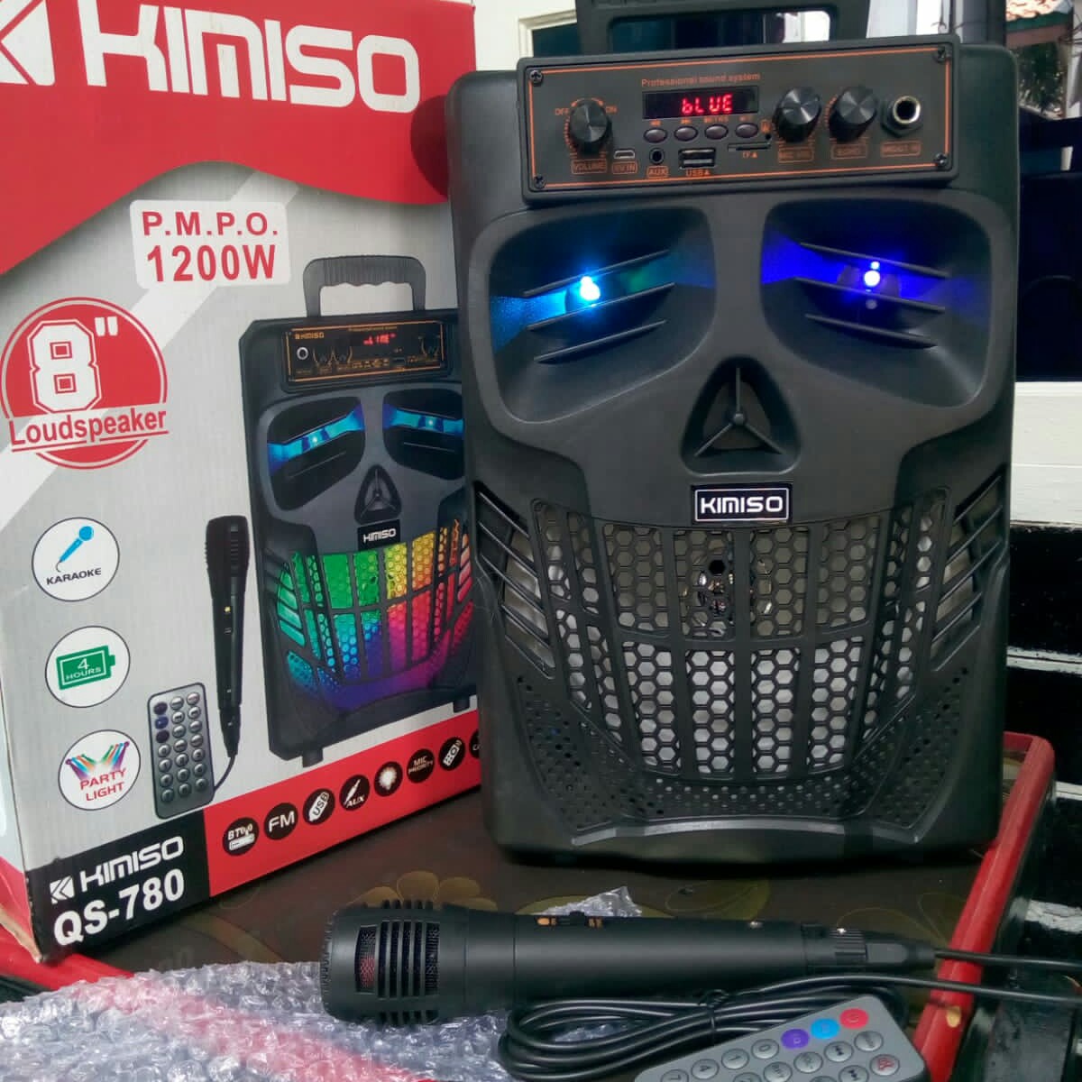 Speaker Bluetooth Karaoke BRIAN POWER dan KIMISO 8 INC 2