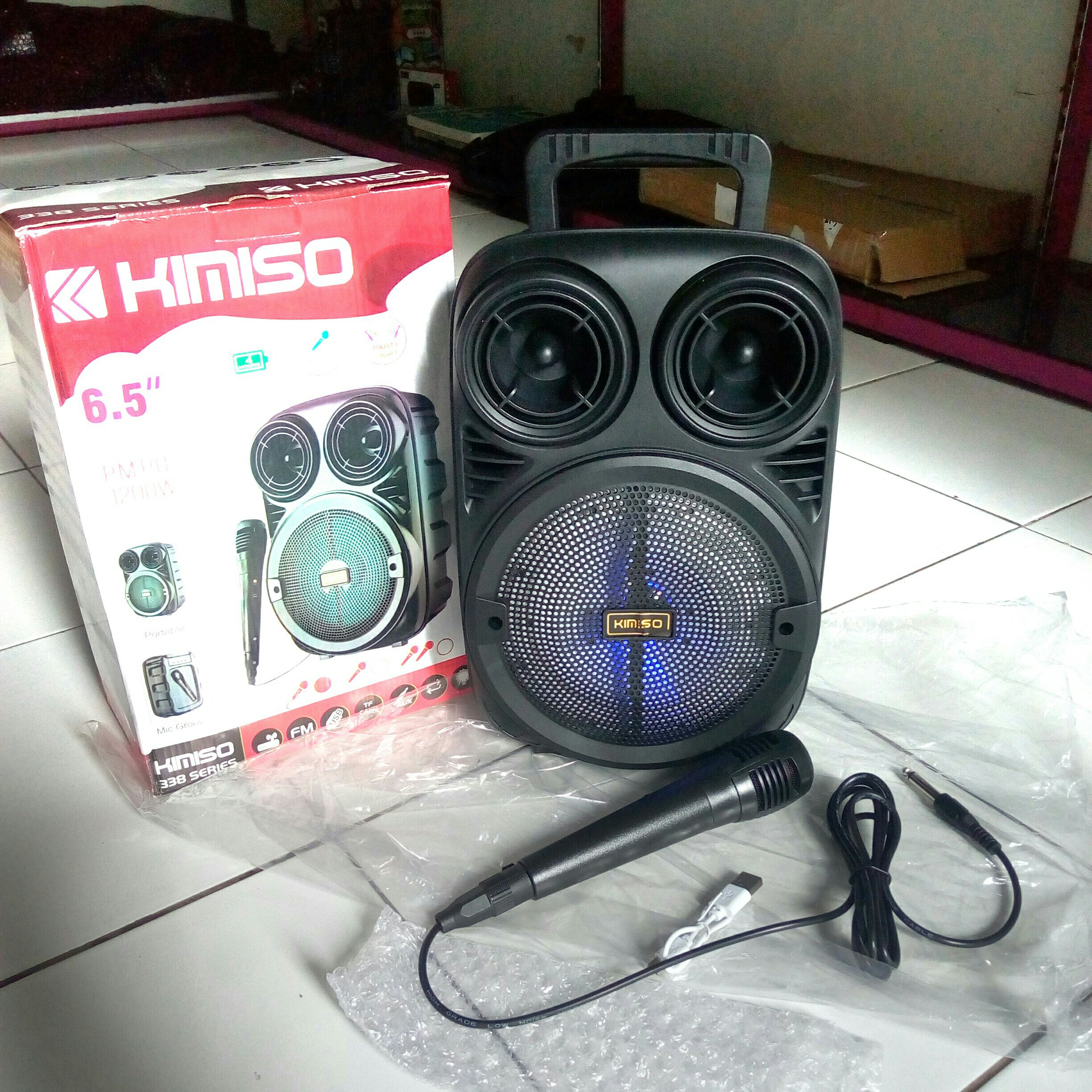 Speaker Bluetooth Karaoke KIMISO 6