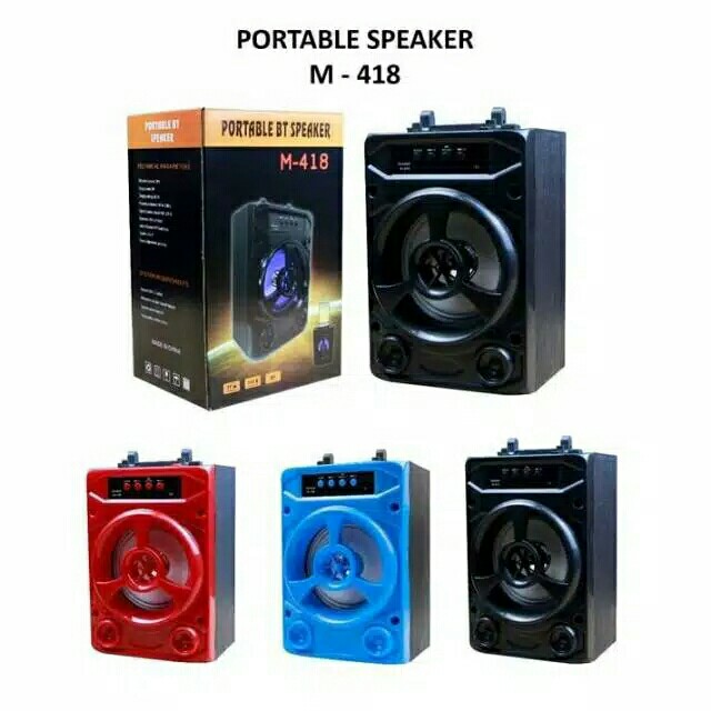 Speaker Bluetooth M-418 4