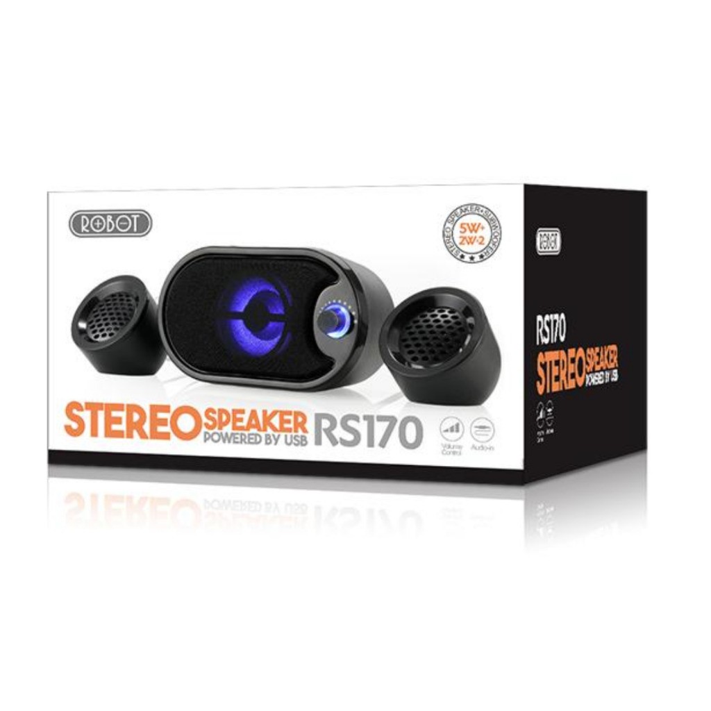 Speaker ROBOT RS170 USB Portable Mini Super Bass Original - Speaker Ko 4