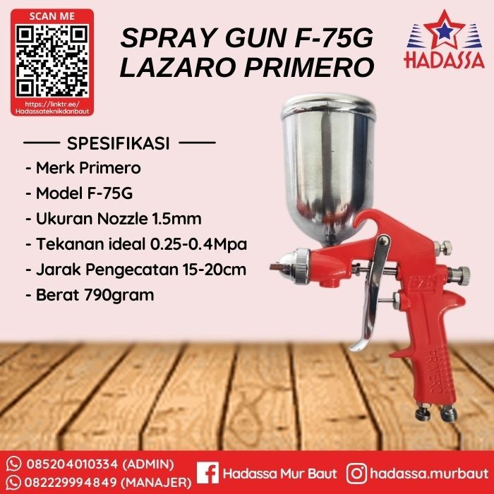 Spray Gun F-75G Lazaro Primero