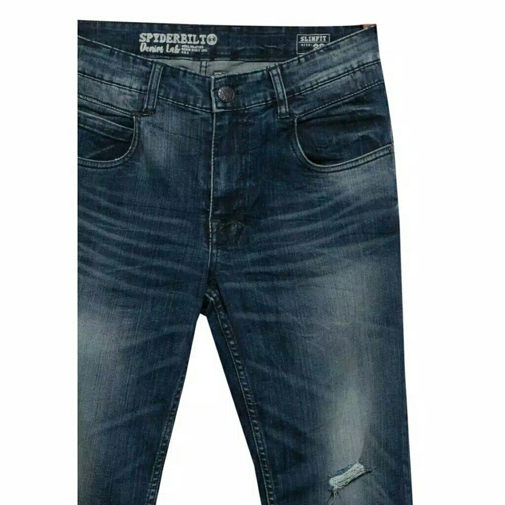 Spyderbilt Celana Jeans Pria Biru RODEON MPND098-BLU Planet 3