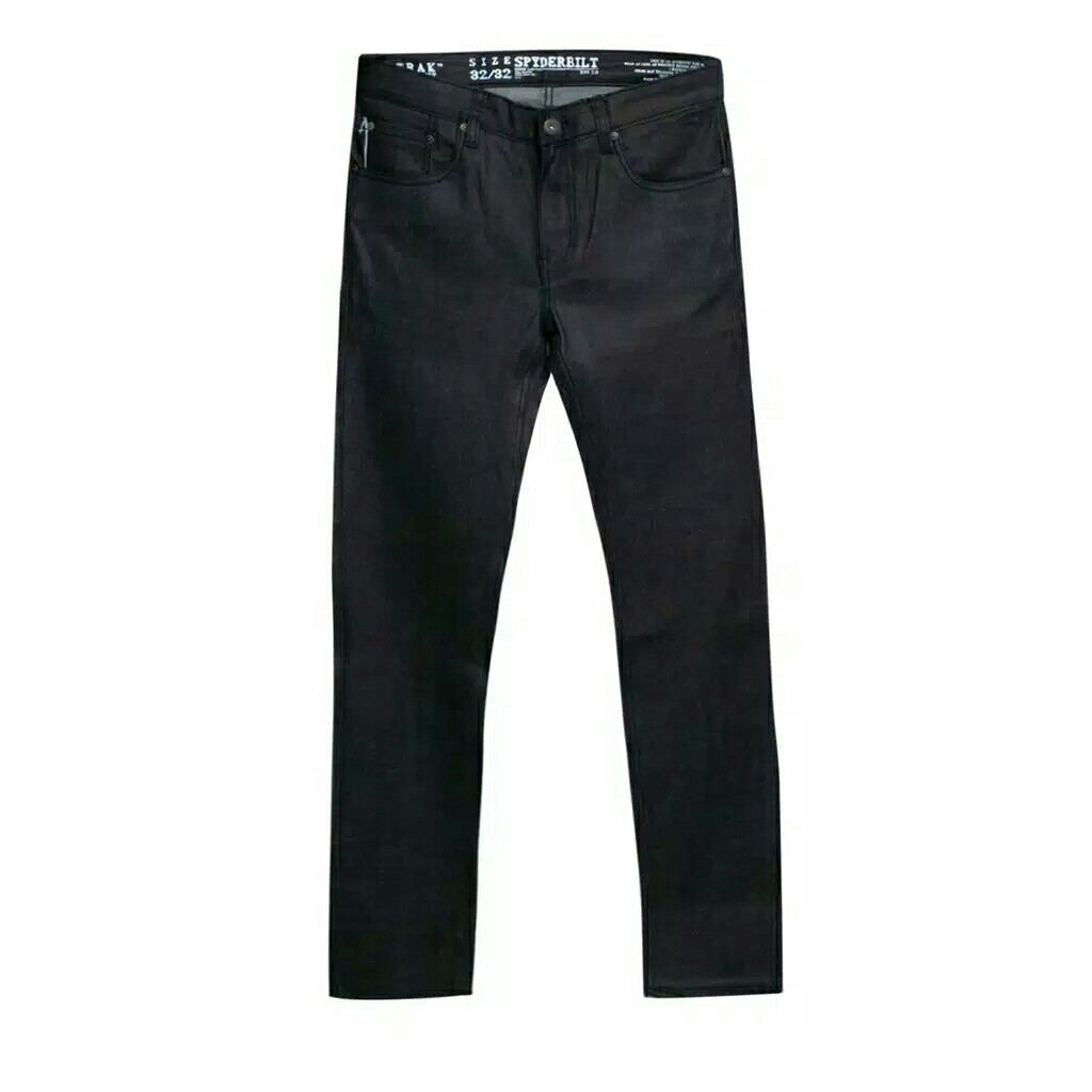 Spyderbilt Celana Jeans Pria Hitam ATRAK EVO DENIM MPND086-B