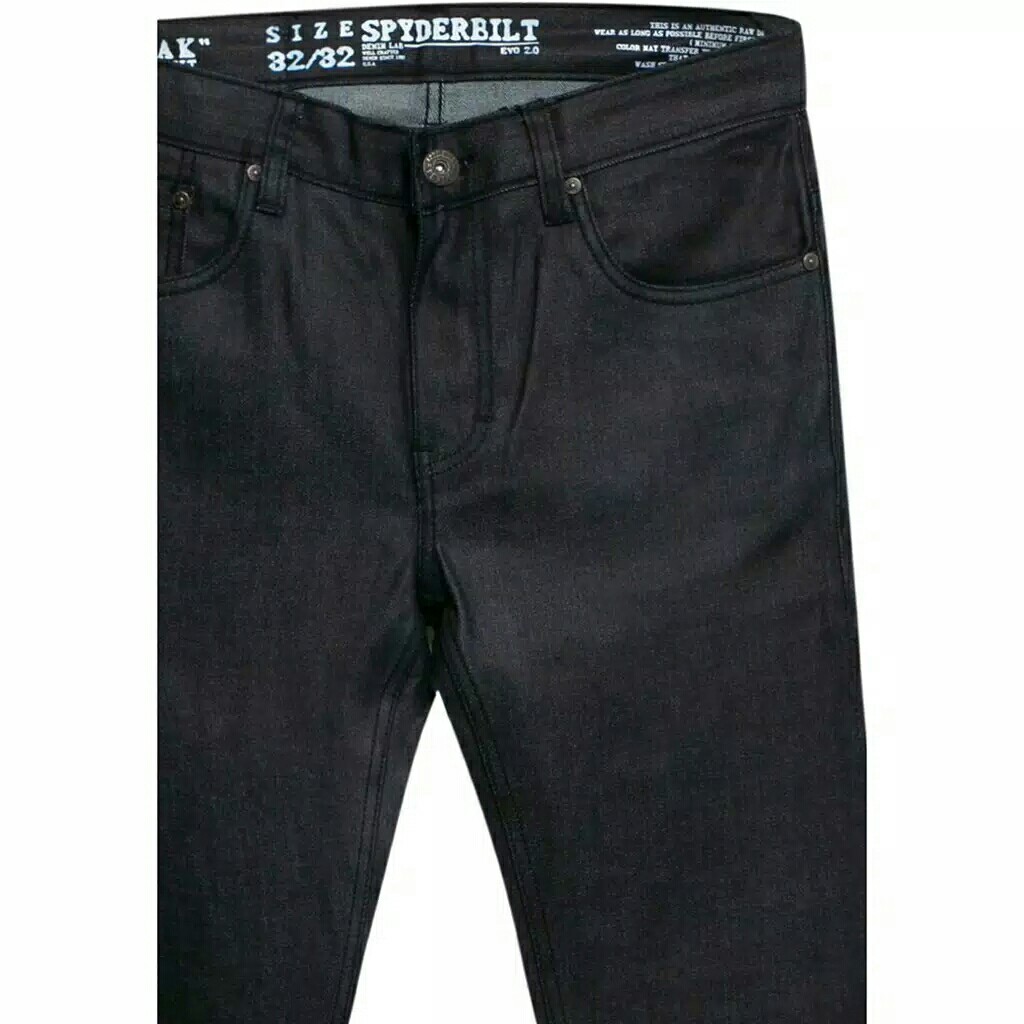 Spyderbilt Celana Jeans Pria Hitam ATRAK EVO DENIM MPND086-B 3