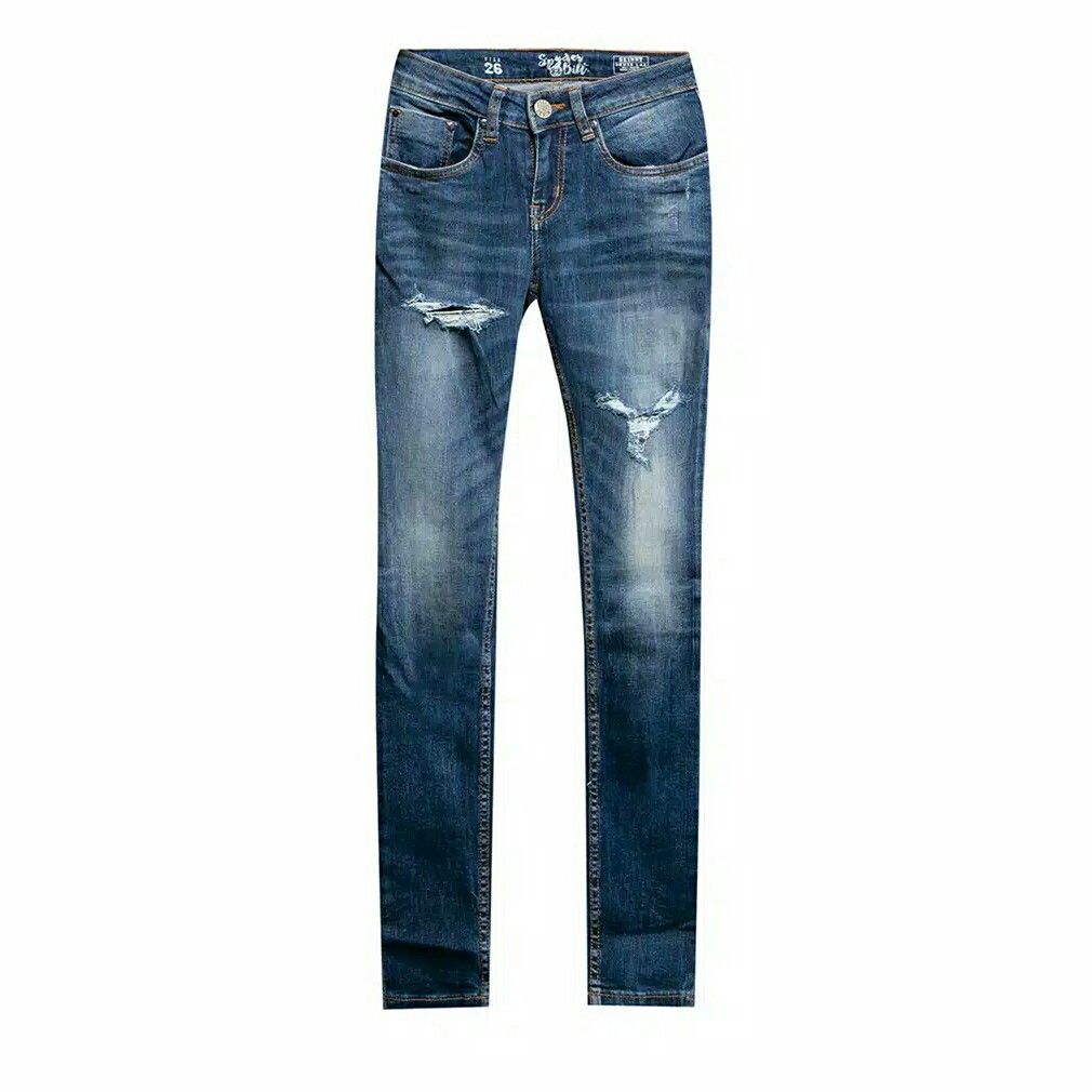 Spyderbilt Celana Panjang Jeans Wanita Biru Sasuke LPND071-B 2